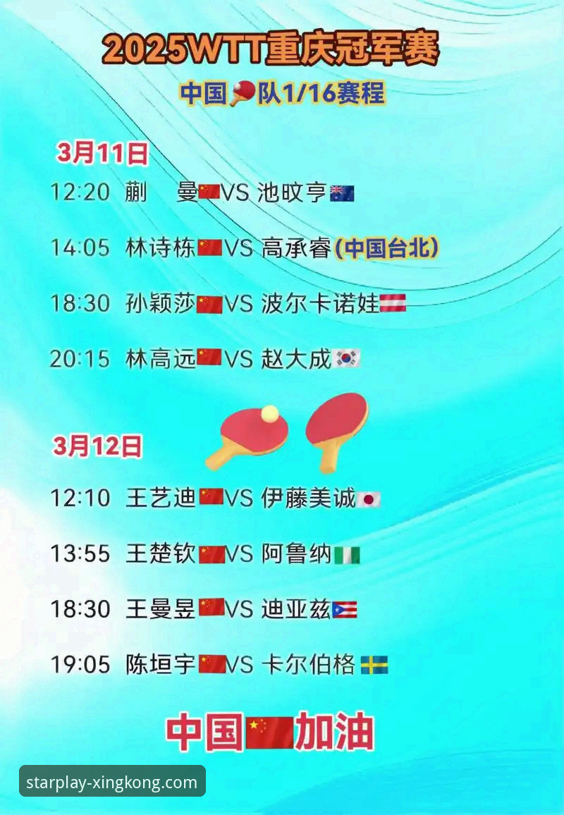 WTT重庆冠军赛决赛复盘：青春风暴与实战启示